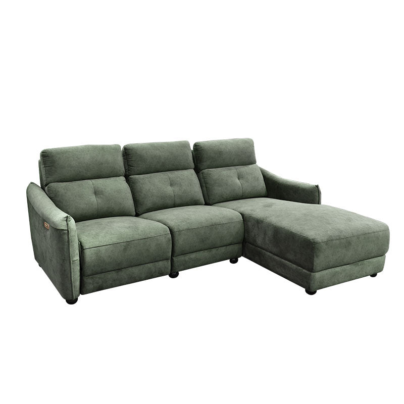 Kira L-Shape Fabric Recliner Sofa
